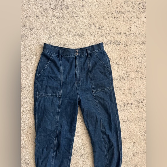 Boyish The Nico Denim Utility Jogger Pants Sz 27 Like Crazy Blue - Picture 5 of 10